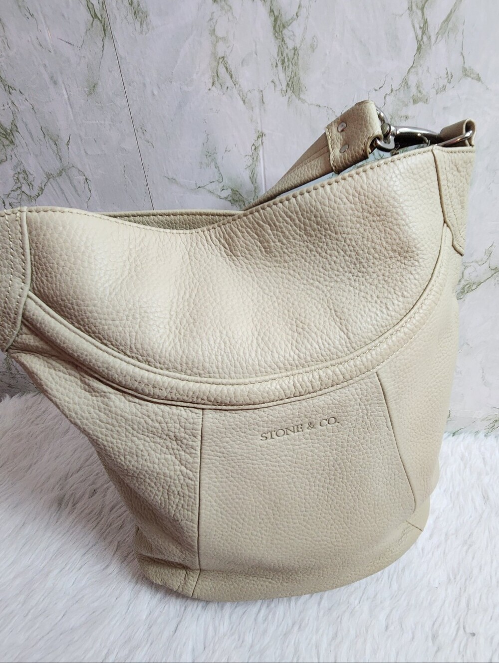 STONE & CO. Leather Shoulder Bag